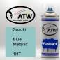 Preview: Suzuki, Blue Metallic, 1HT: 400ml Sprühdose, von ATW Autoteile West.